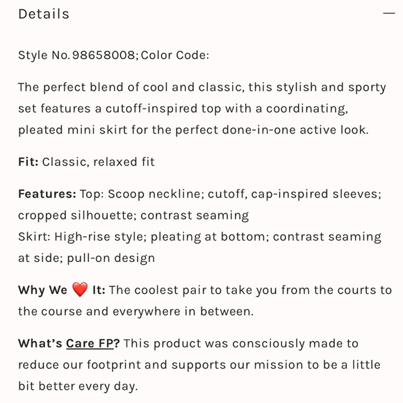 NEW SET! Free People Movement HOME BASE Cap-Sleeve Top Skirt Set GRAY Size SMALL - Picture 11 of 15